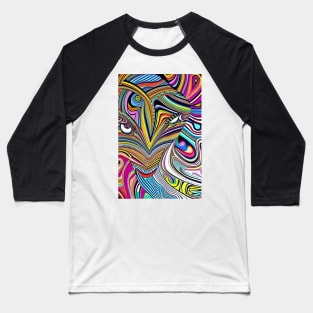 Zebra abstract Baseball T-Shirt